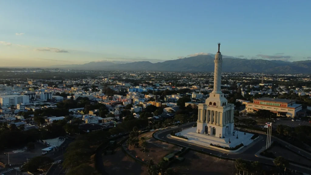 Santiago de los Caballeros aerial view
