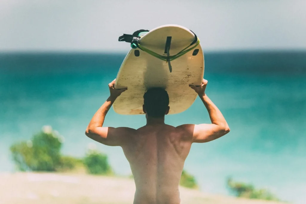 surfing in barbados