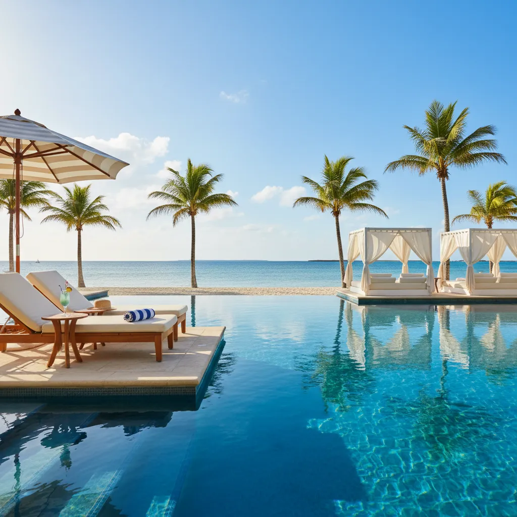 amazing caribbean resort poolside moment14