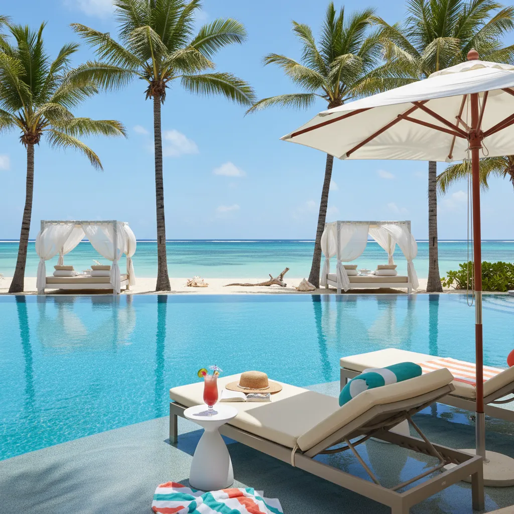 amazing caribbean resort poolside moment18