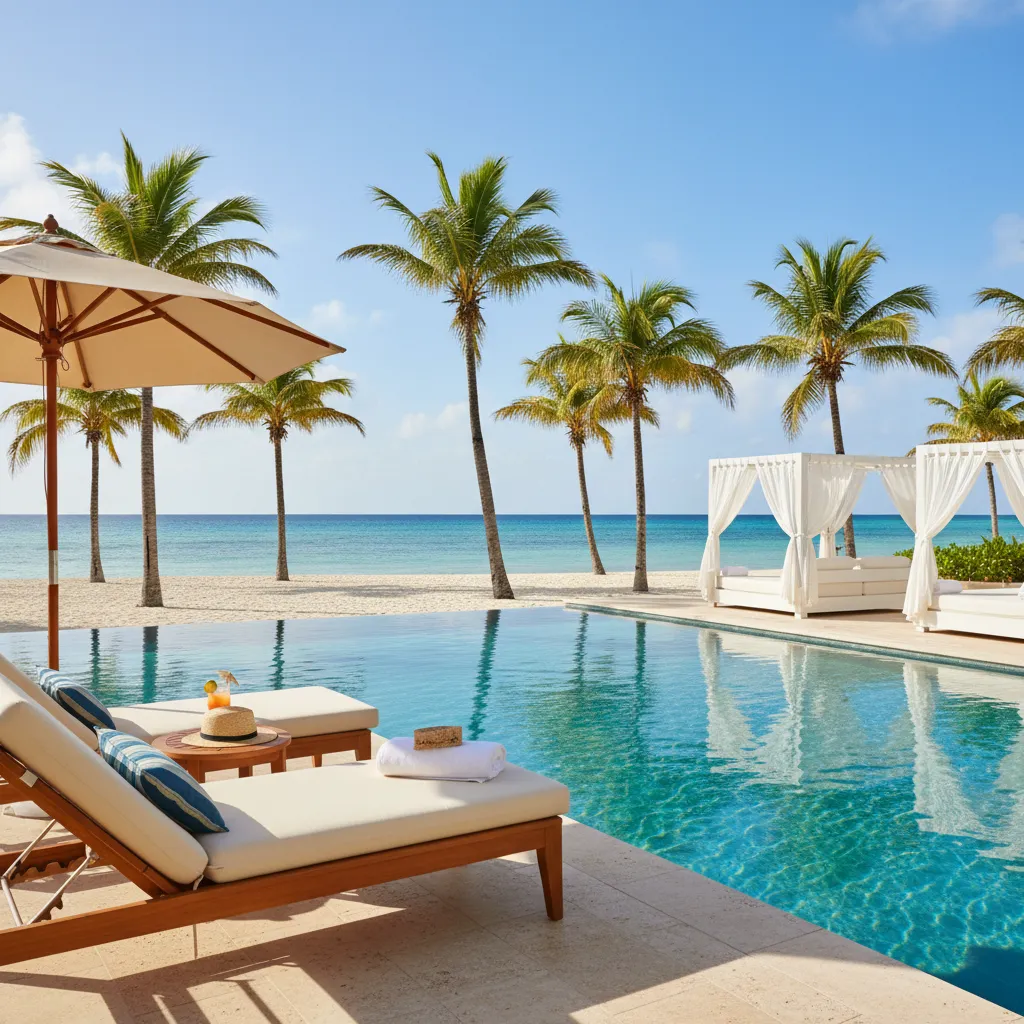 amazing caribbean resort poolside moment22