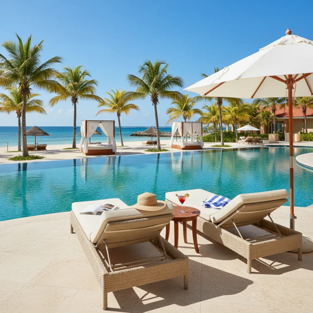 amazing caribbean resort poolside moment27