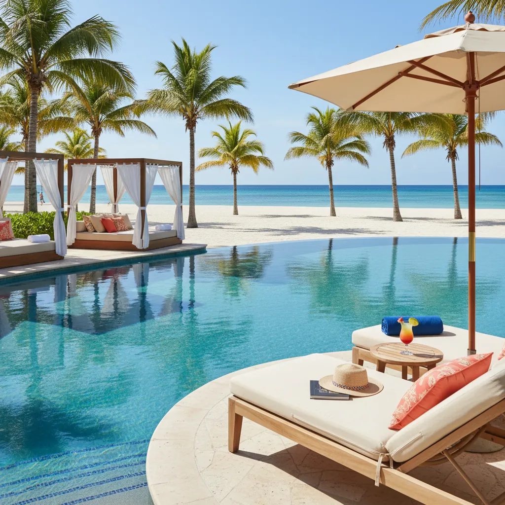 amazing caribbean resort poolside moment3