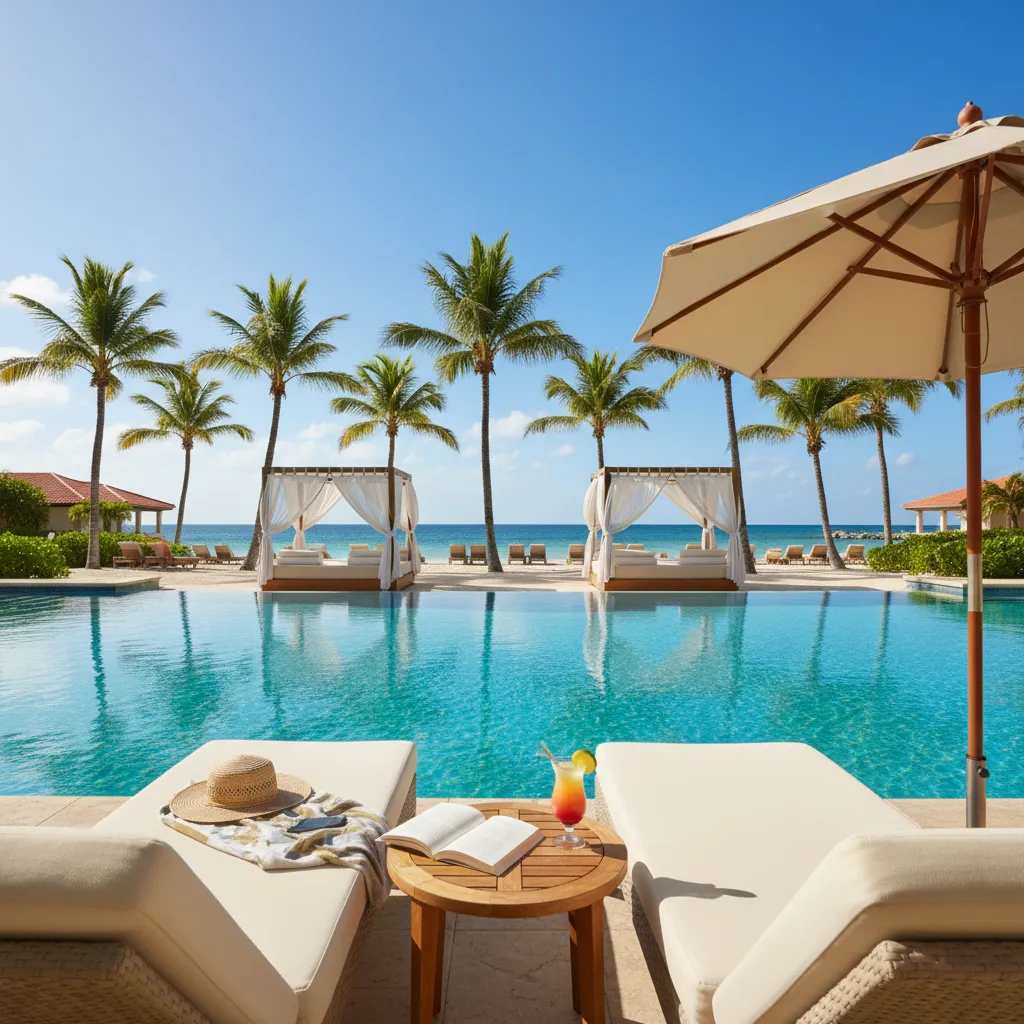 amazing caribbean resort poolside moment30