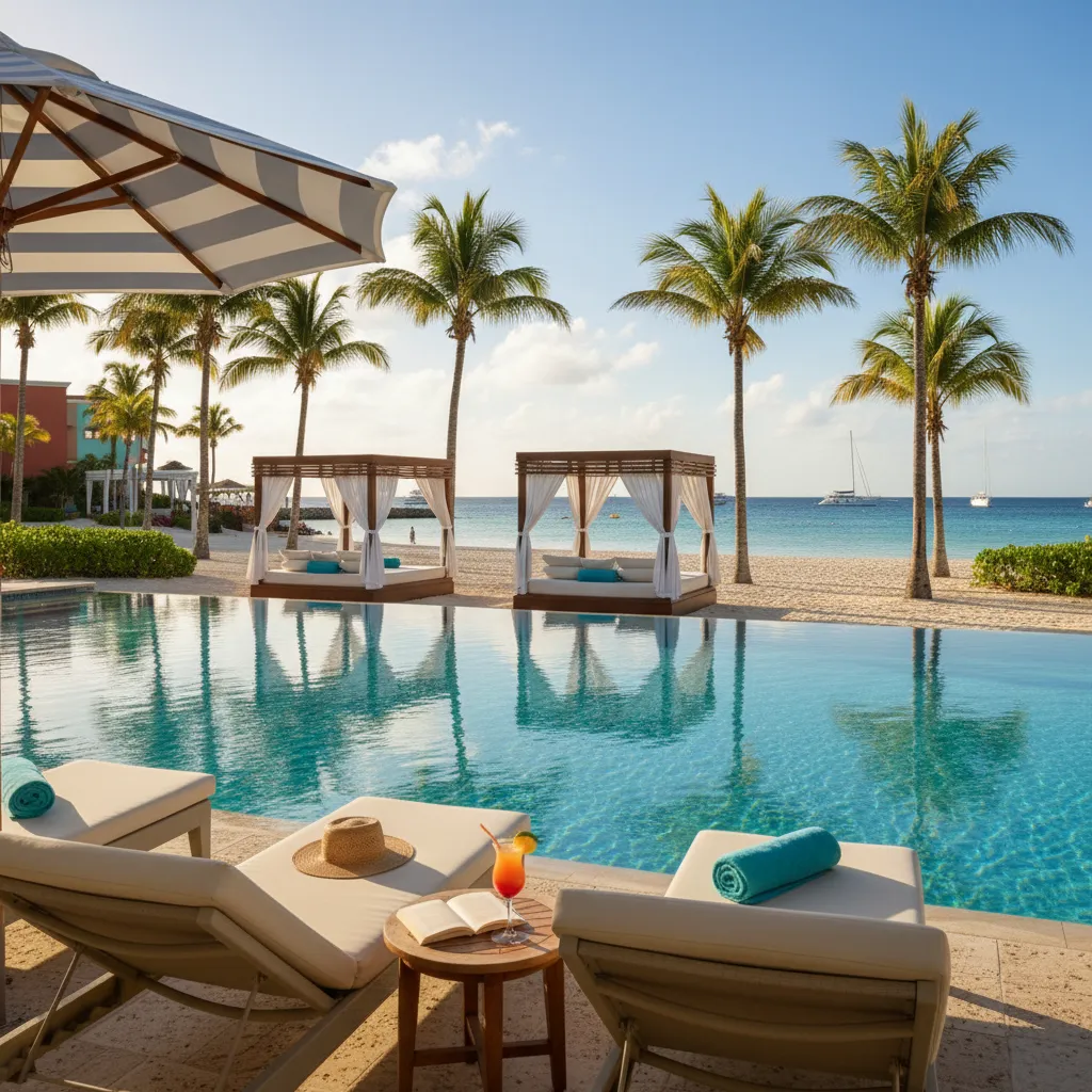 amazing caribbean resort poolside moment31