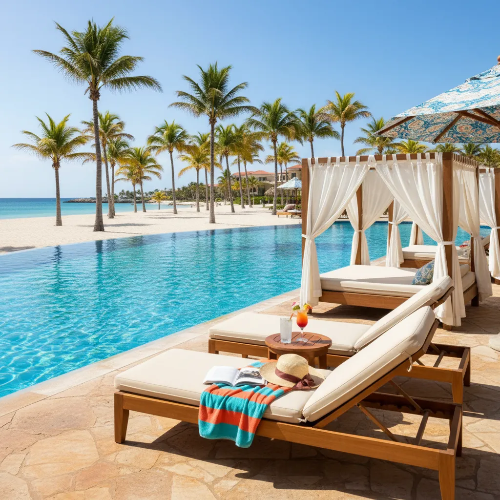 amazing caribbean resort poolside moment35