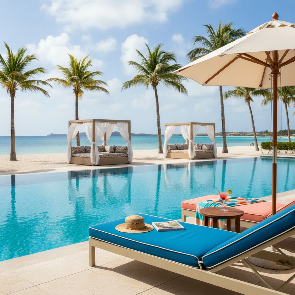 amazing caribbean resort poolside moment37