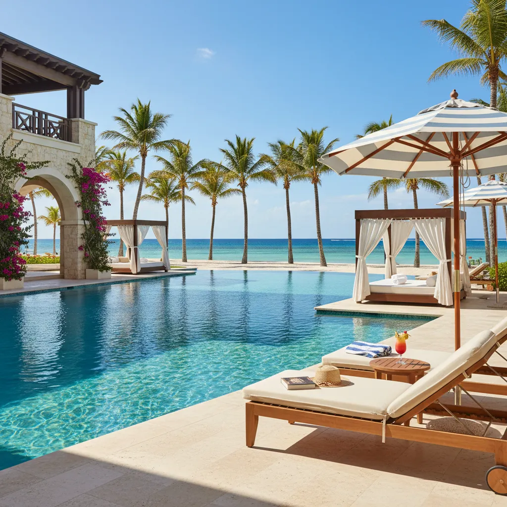 amazing caribbean resort poolside moment4