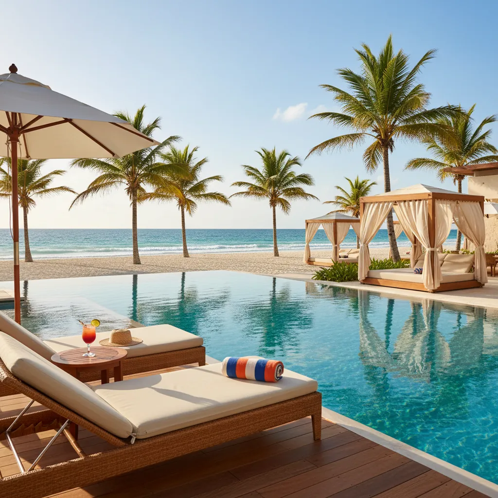 amazing caribbean resort poolside moment40