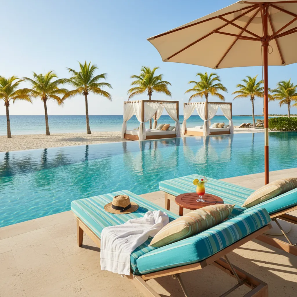 amazing caribbean resort poolside moment7
