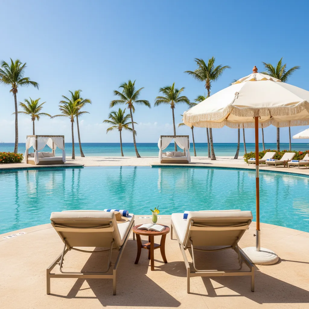 luxurious caribbean resort swimming pool19