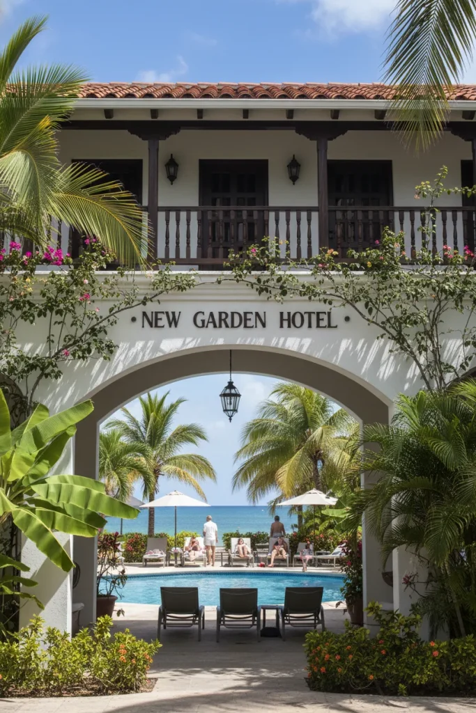 New Garden Hotel, Sosúa — Center of Sosua
