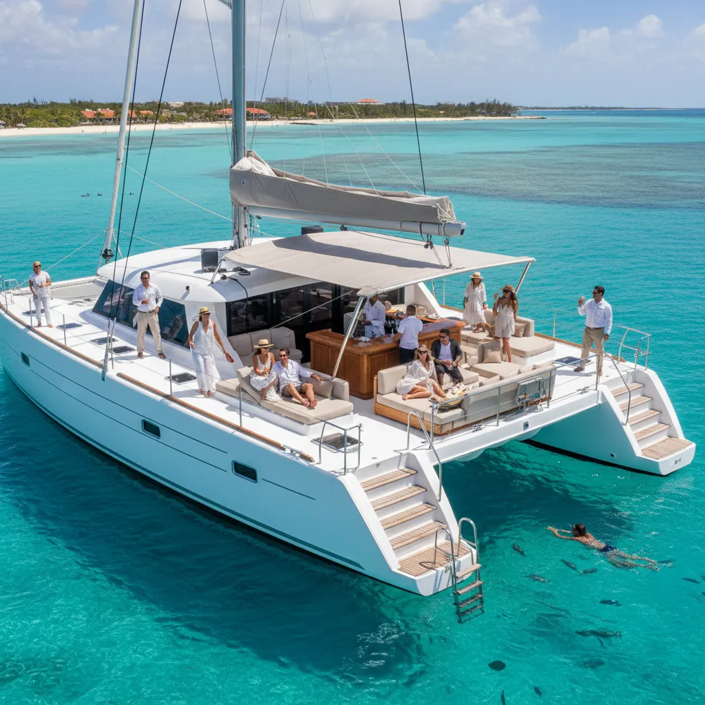luxury catamaran tour aruba