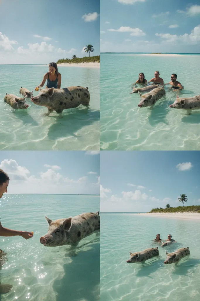 Swimming Pigs Tours In Grand Bahama Worth Booking For A Fun Bahamas Day Out